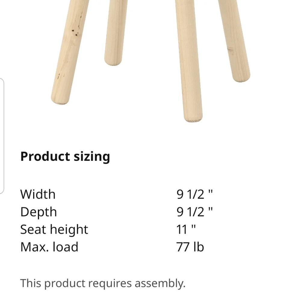 1 IKEA FLISAT/ KIDS STOOL/ CHAIR